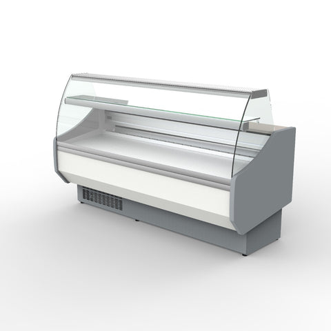 Coreco CVED-8-20-C Curved Glass Serveover, 2025mm