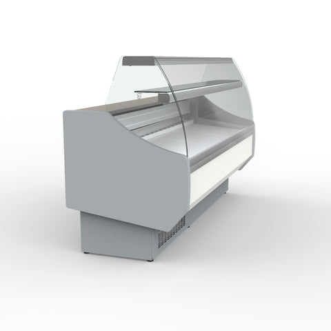 Coreco CVED-8-20-C Curved Glass Serveover, 2025mm