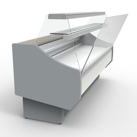 Coreco CVED-8-25-R Flat Glass Serveover, 2525mm