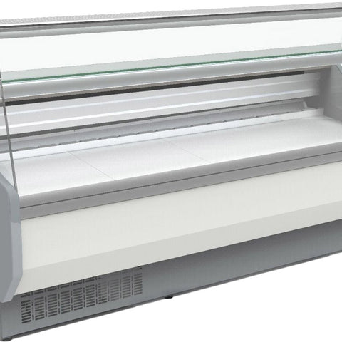 Coreco CVED-8-30-R Flat Glass Serveover, 2995mm