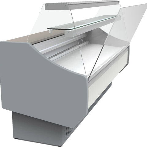 Coreco CVED-8-30-R Flat Glass Serveover, 2995mm
