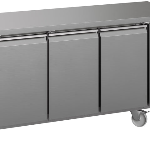Hoshizaki Premier K 3 A DL DL DR C U 3 Door Stainless Steel Refrigerated Counter, 463 Litres