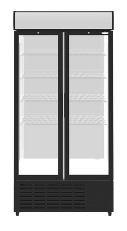 Sterling Pro Green SPD20HG Upright Hinged Double Door Display Chiller, 832 Litres