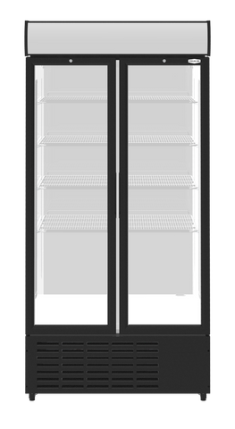 Sterling Pro Green SPD20HG Upright Hinged Double Door Display Chiller, 832 Litres