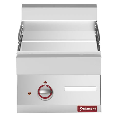 Diamond E65/PLCD4T-N Smooth Cooking Plate Countertop Chrome Electric Griddle, 4.5kW