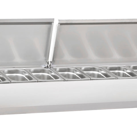 Sterling Pro Cobus SPT2000-330-SS Topping Well with Stainless Steel Lid, 10 x GN1/4