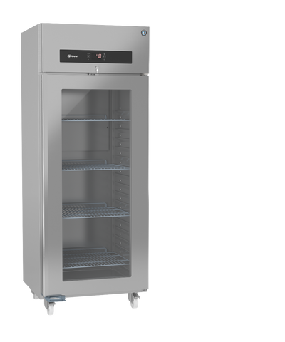 Hoshizaki Premier KG W80 C DR U Glass Single Door Stainless Steel Upright Display Refrigerator, 700 Litres