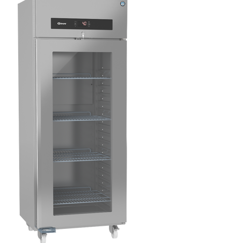 Hoshizaki Premier KG W80 C DR U Glass Single Door Stainless Steel Upright Display Refrigerator, 700 Litres