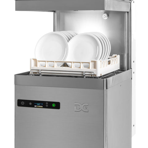 DC SD1000AIS Standard Range 500mm Basket Passthrough Dishwasher with Break Tank & Integral Softener - 18 Plates
