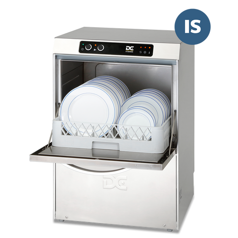 DC SD45IS Standard Range 450mm Basket Frontloading Commercial Dishwasher with Integral Water Softener, 14 Plates