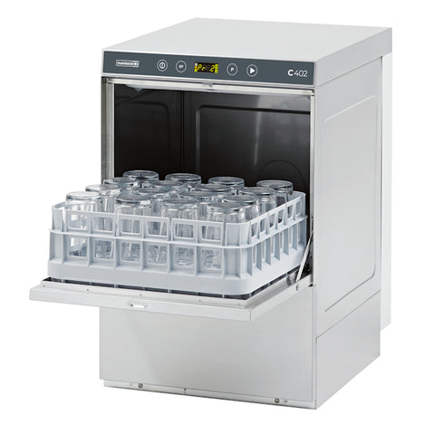 Maidaid C40D Undercounter Glasswasher with 390mm Basket & Drain Pump