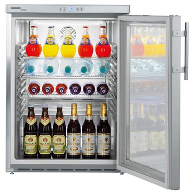 Liebherr FKUv 1663 Glass Single Door Undercounter Fridge, 141 Litres