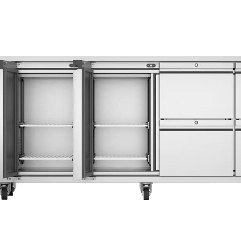 Foster EP1/4H/43-312 EcoPro G3 2 Door & 4 Drawer Refrigerated Counter, 585 Litres