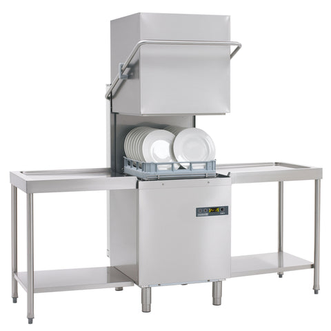 Maidaid C2011 Passthrough Hood Type Glasswasher 500mm Basket