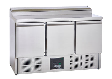 Sterling Pro Cobus SPU300PZ 3 Door Preparation Counter 8 x GN1/6, 392 Litres