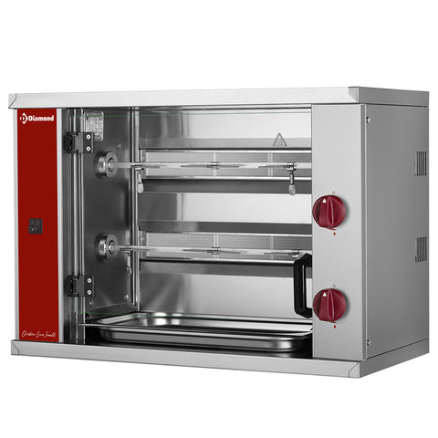 Diamond RVG/2-SBC Gas Chicken Roaster, 2 Spits
