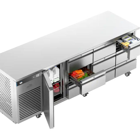 Foster EP1/4H/43-330 EcoPro G3 1 Door & 9 Drawer Refrigerated Counter, 585 Litres