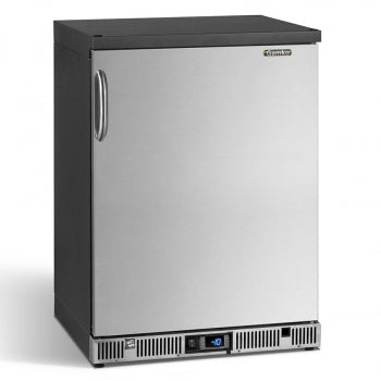 Gamko GF/100RSCS Right Hand Hinged Solid Single Door Anthracite Bottle Cooler, 50 Pint Glasses