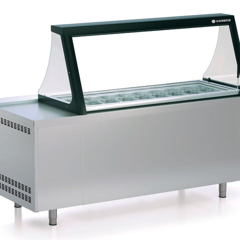 Coreco PC80-200-27-LGL 3 Door Preparation Station with Lift Up Lid, 562 Litres