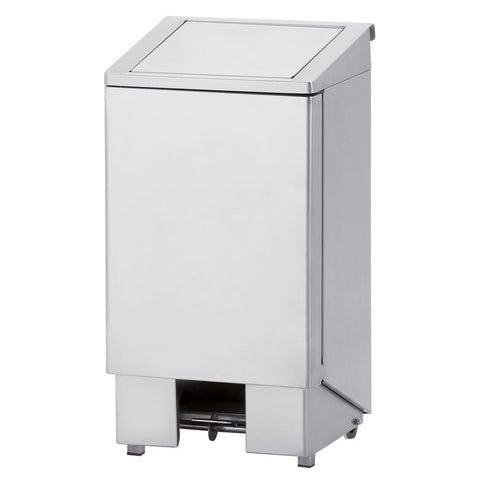 Diamond PPX-120 Stainless Steel Bin With Pedal, Lid With Actuator, 120 Liters
