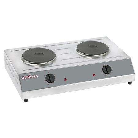 Diverso WR-RTD-2E Table top electric stove, 2 plates Ø 190mm