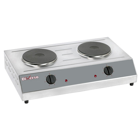 Diverso WR-RTD-2E Table top electric stove, 2 plates Ø 190mm