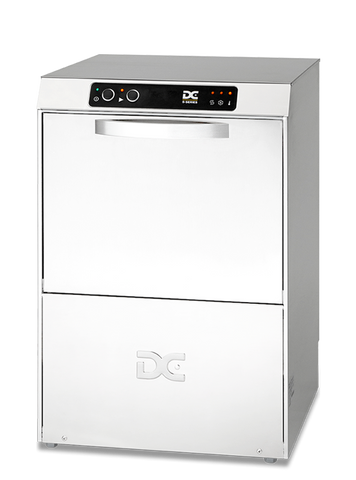 DC SD45AD Standard Range 450mm Basket Frontloading Commercial Dishwasher with Break Tank & Drain Pump, 14 Plates
