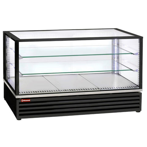 Diamond VRDG-B1-R2 3 Level Black Refrigerated Display Case