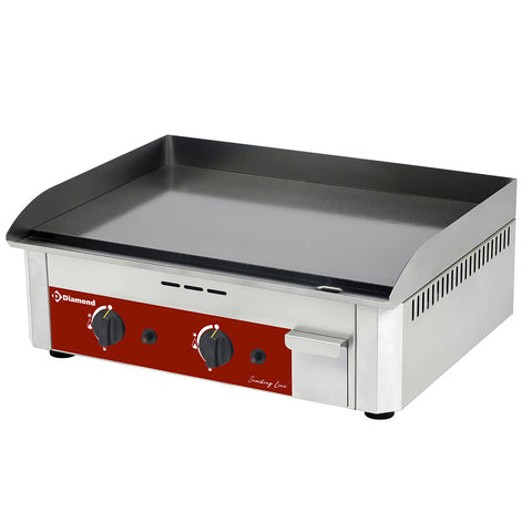 Diamond FTG-60-SS Gas Counter-Top Double Griddle Plate Enameled Surface
