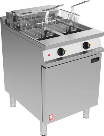 Falcon Dominator E3865 Commercial Electric Freestanding Fryer, Double Pan, Double Basket