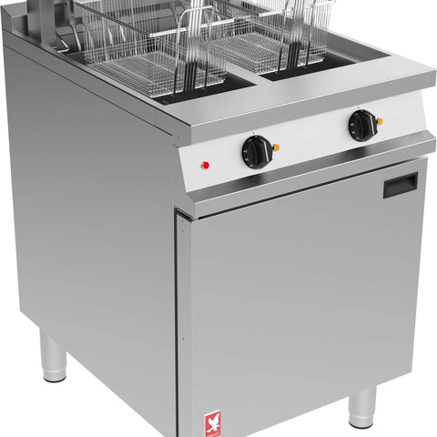 Falcon Dominator E3865 Commercial Electric Freestanding Fryer, Double Pan, Double Basket