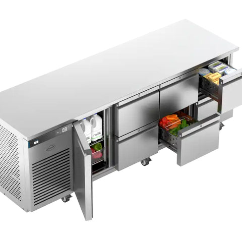 Foster EP1/4H/43-314 EcoPro G3 1 Door & 6 Drawer Refrigerated Counter, 585 Litres