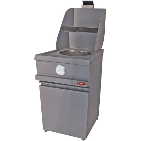 Diamond MIKA/1-MC Heavy Duty Freestanding Gas fryer with 1 Round Basin