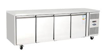 Atosa EPF3442HD 4 Door Preparation Counter Fridge, 510 Litres