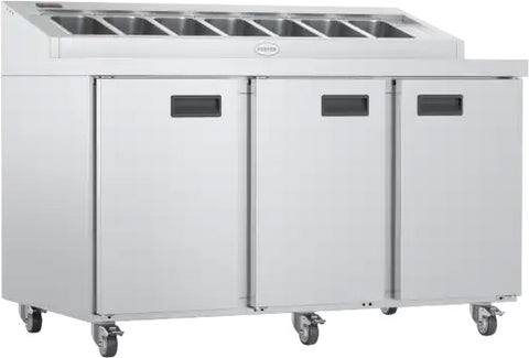 Foster FPS1/3HR-101/15-113 3 Door Gastronorm Storage Refrigerated Preparation Counter, 420 Litres