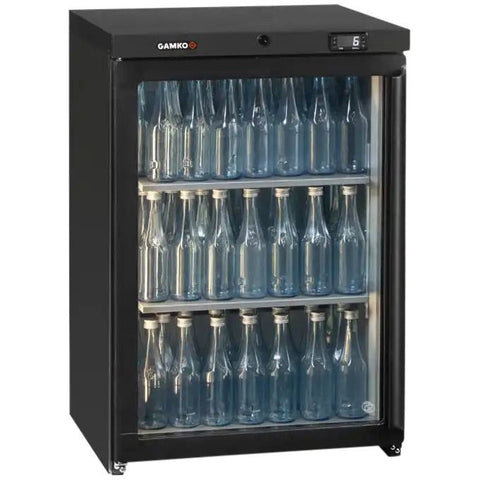 Gamko LG3-150LG Maxiglass Low Height Glass Door Bottle Cooler, 125 Litres