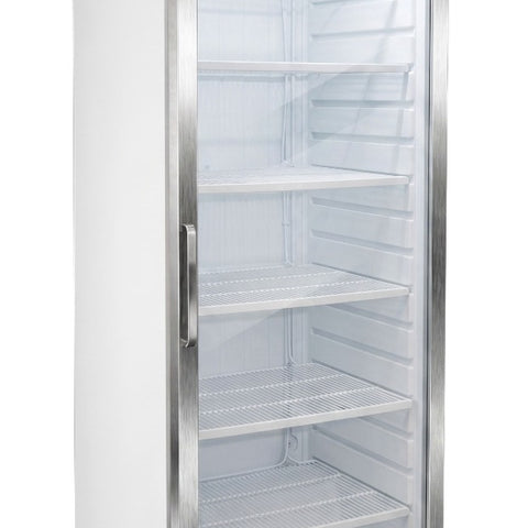 Sterling Pro Cobus SPF400G Single Door White Glass Door Upright Freezer, 360 Litres