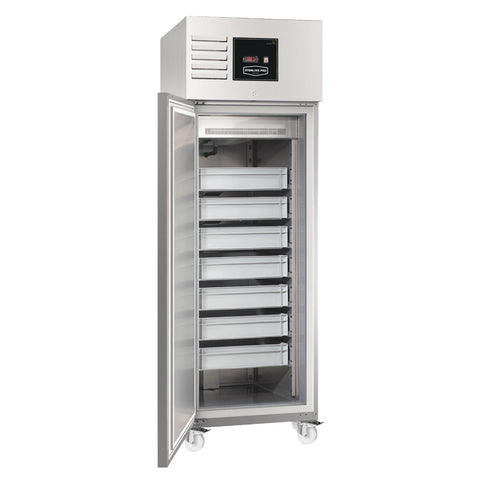 Sterling Pro Green SPIF700L Single Door Left Hinged Fish Storage Cabinet, 574 Litres