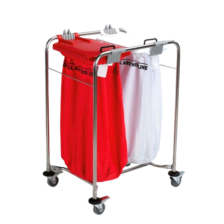 Medi-Cart Laundry Trolley - 2 Bags