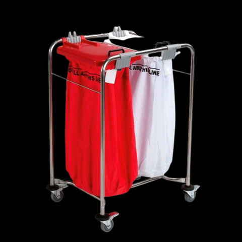 Medi-Cart Laundry Trolley - 2 Bags